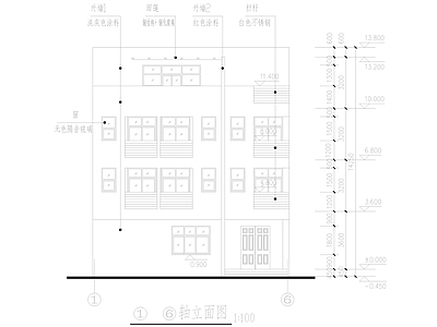 乡村别墅建筑 施工图