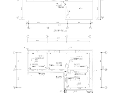 发电机房变配电房给排水 施工图 建筑给排水