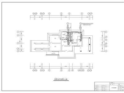 公共厕所给排水 施工图 建筑给排水