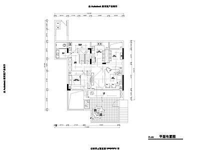 美式乡村别墅室内装饰 施工图