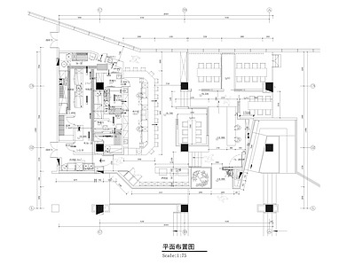 日式料理店餐厅餐饮空间 施工图 日韩料理店