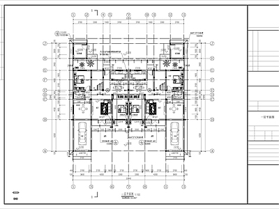 乡村自建房别墅建筑设计 施工图