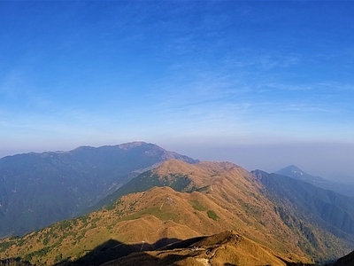 4K超清蓝天群山 天空