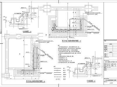 华润住宅小区景观给排水 施工图 园林景观给排水