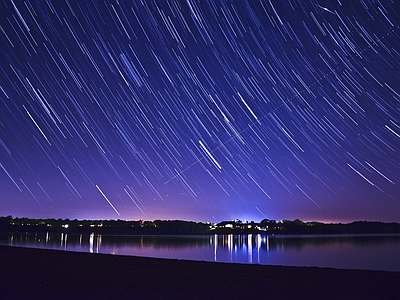 户外夜景天空星空夜色星空太空月球星空极光夜景夜晚宇宙星空