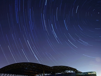 户外夜景天空星空夜色星空太空月球星空极光夜景夜晚宇宙星空