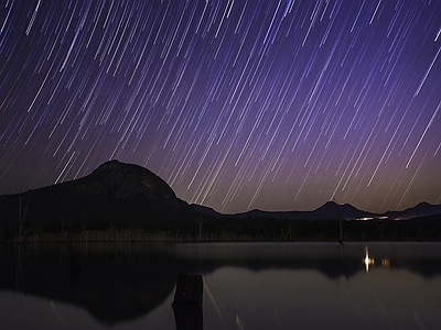 户外夜景天空星空夜色星空太空月球星空极光夜景夜晚宇宙星空 夜晚天空