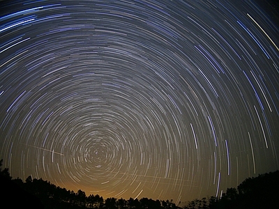 户外夜景 星空 夜色星空 太空月球 星空极光夜景 夜晚宇宙星空 月亮 夜晚天空