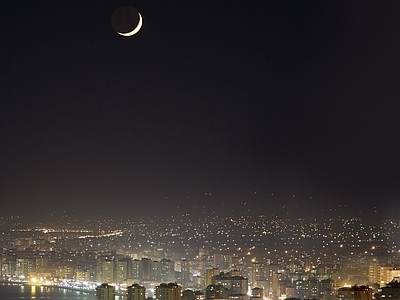 户外夜景天空月亮星空夜色星空太空月球星空极光夜景夜晚宇宙星空 夜晚天空