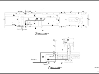 别墅庭院给排水完整详图 室外 水景园 施工图 园林景观给排水
