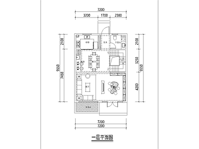 两面宽4层别墅 施工图