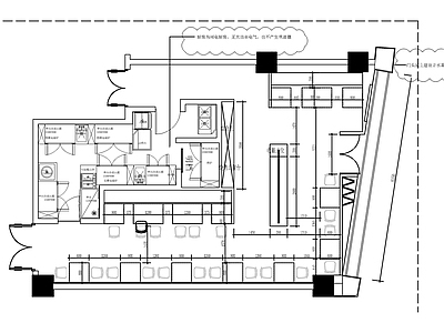 快餐厨房给排水 施工图 建筑给排水