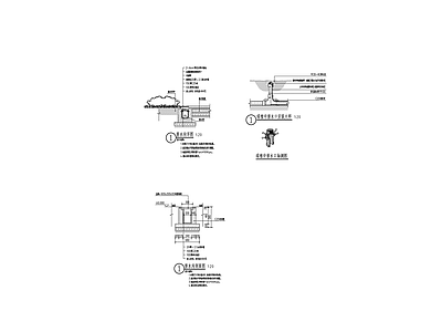 绿地排水 施工图 园林景观给排水