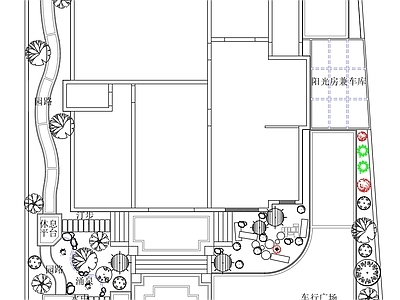 现代风格别墅庭院景观设计方案 施工图