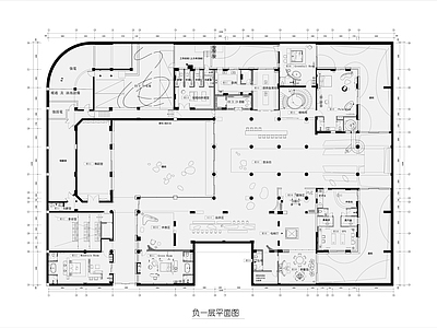 4500㎡别墅平面图设计图 施工图