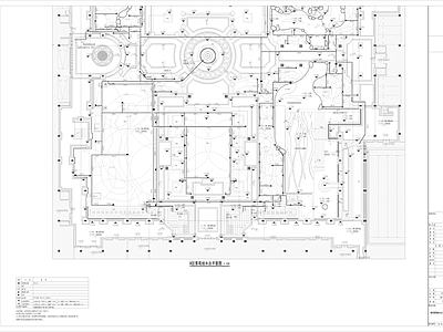 杭州悦龙台园林工程水 施工图 园林景观给排水