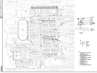 住宅小区园林景观给排水 施工图