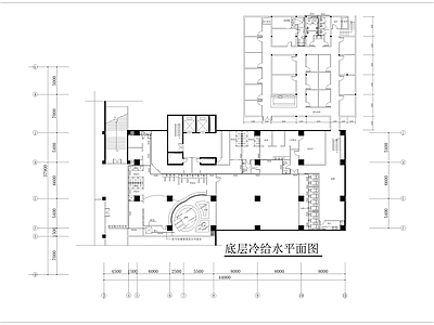 某洗浴中心给排水设计 施工图 建筑给排水