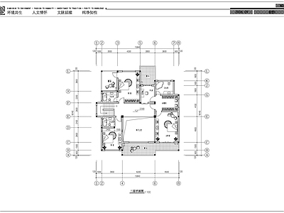 多层特色住宅别墅建筑设计图 施工图