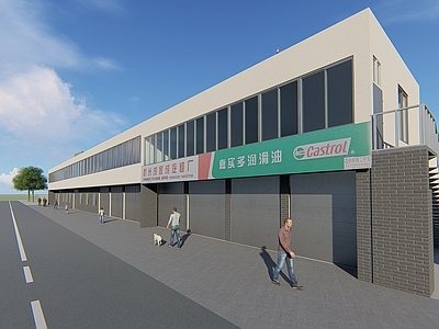建筑外立面改造四个方案