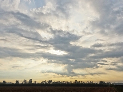 日出日落多云的天空景观风景 天空