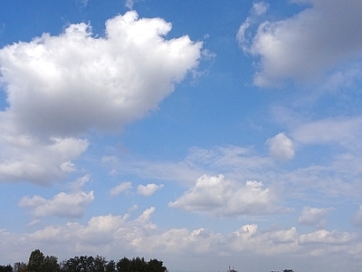 多云的蓝色天空景观风景 天空