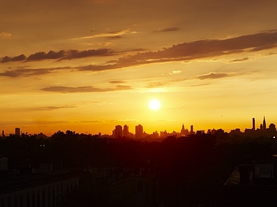 浪漫唯美夕阳天空 天空