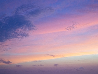 浪漫唯美夕阳天空 天空