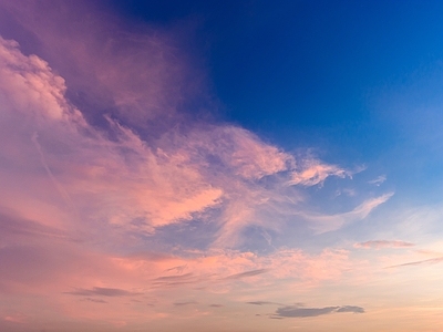 浪漫唯美夕阳天空 天空