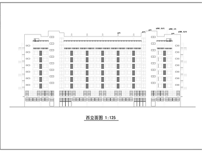 小高层单身公寓方案 施工图