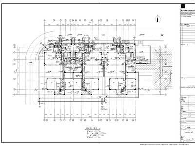 一层别墅给排水图 施工图