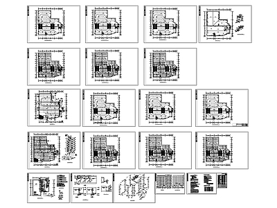 七层停车库给排水和消防图 施工图