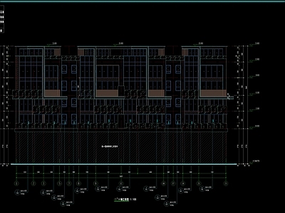 某115㎡330㎡叠拼别墅建筑设计全套图纸合集 施工图