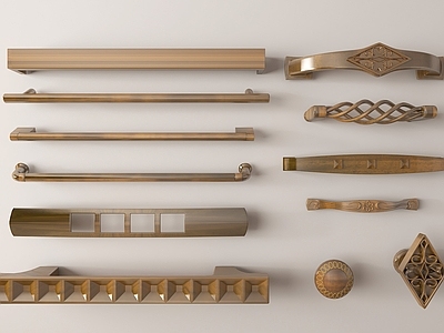 现代复古门把手 抽屉把手 柜门拉手