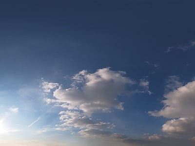 HDR 晴朗多云天空蓝天