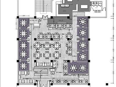 600㎡中式火锅店全 施工图