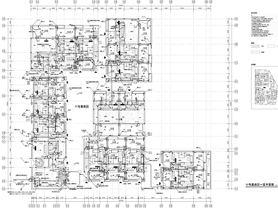 一层民宿客房给排水 施工图