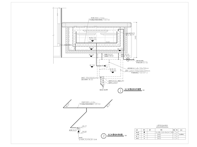 现代其他节点详图 水景给排水详图 施工图