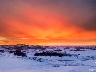 现代风景 雪景 山水风景 森林风景 夕阳天空