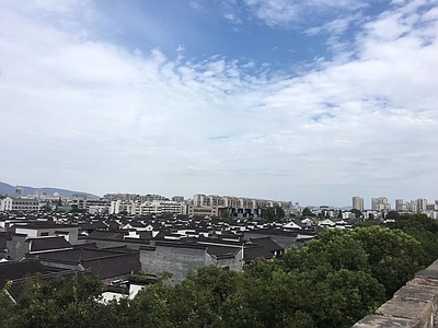 新中式其它外景 天空 建筑群