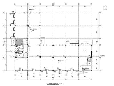 给排水图 办公楼 消防给排水 室外景观给排水 施工图