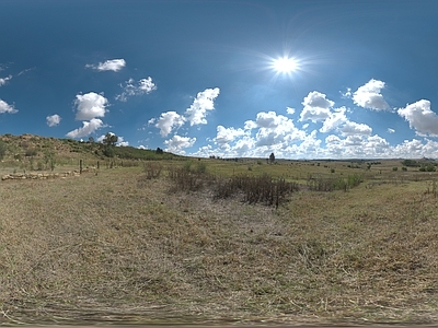 现代户外HDR hdr户外 公园草地 晴朗天空