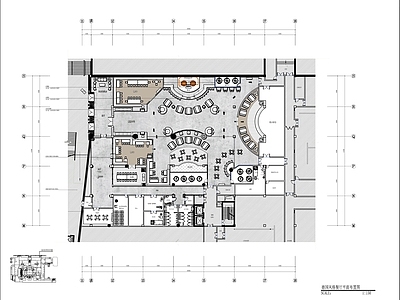 现代复古西餐厅 德式西餐厅 啤酒馆 施工图