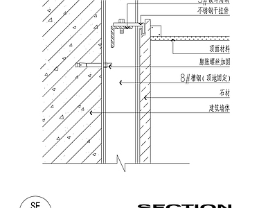 现代新中式墙面节点 各类型墙面剖面节 GRG节点 节点图 家装节点 施工图