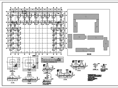 中式新中式四合院 钢混四合院 乡村建筑 自建房 别墅 施工图