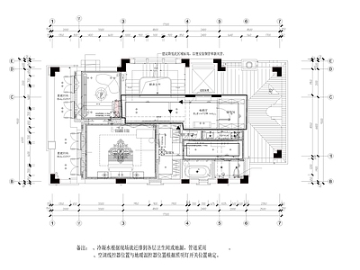 其他机电图纸 法式别墅中央空调 施工图