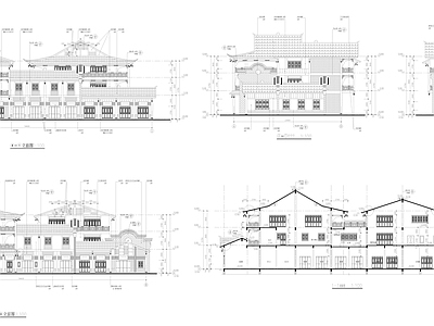 中古古建 古建别墅 施工图