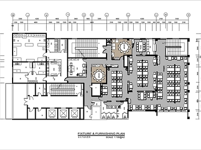 现代轻奢西餐厅 西安700㎡西餐 主题餐厅 施工图