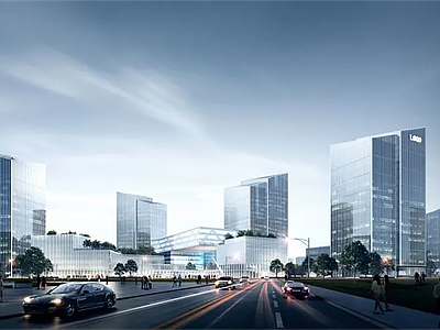 工业建筑效果图