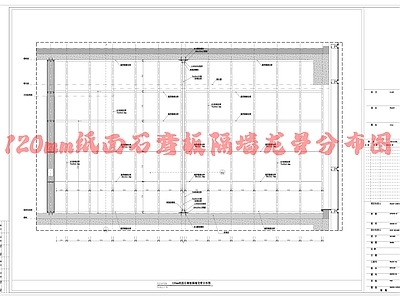 现代墙面节点 石膏板隔墙龙骨 隔墙龙骨分布图 轻钢龙骨隔墙 施工图